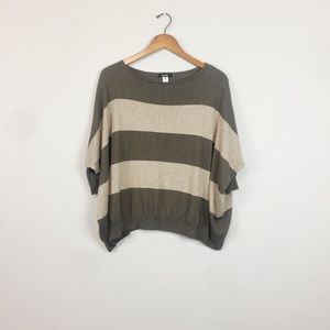 Cashmere blend popover box top S/M